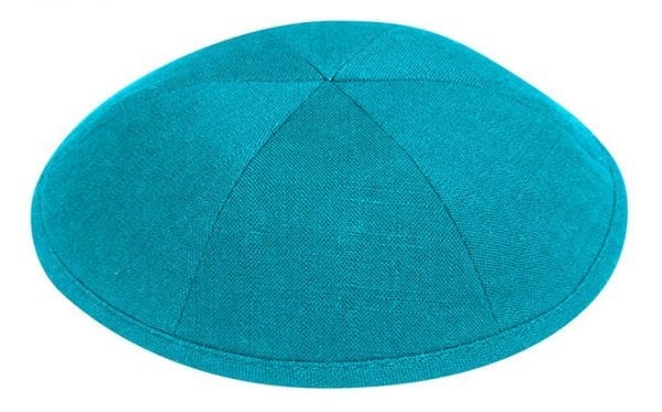 kippot4u Kippah Linen Blue